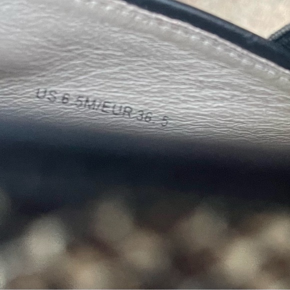 Vince Blair Snakeskin-Embossed Leather Slip-On Sneakers 6.5 - Picture 7 of 7